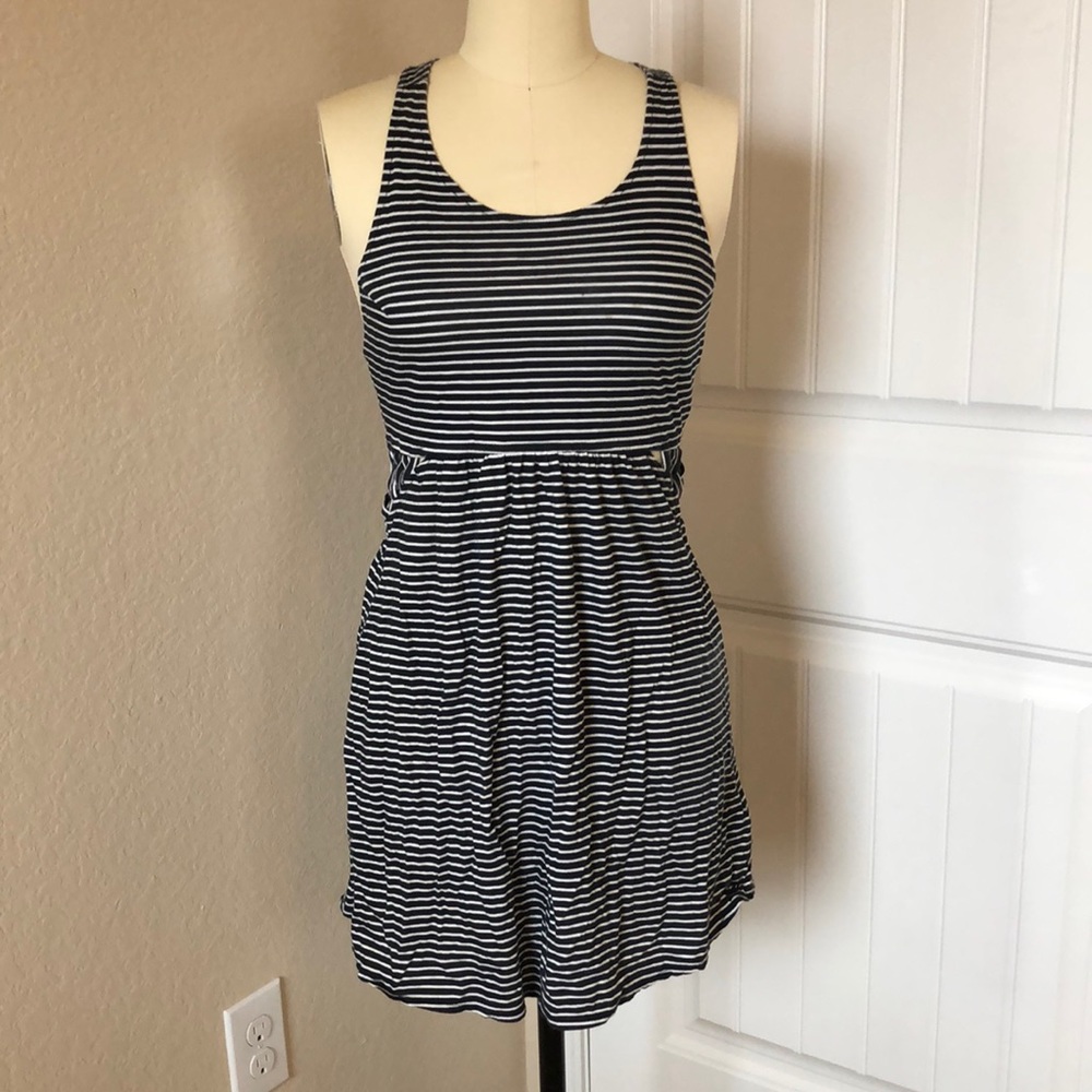 Striped dress size medium Roxy